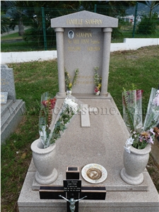 French Style Granite Monument Tombstone Headstone