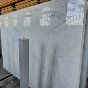 Aligudarz White Crystalline Marble Slabs Ready to Load