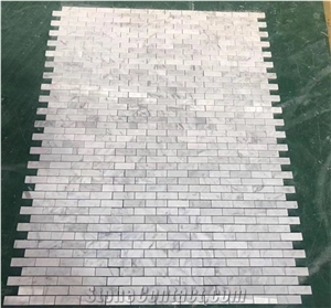 White Marble Polished Mosaic Tile For Kitchen And Bathroom