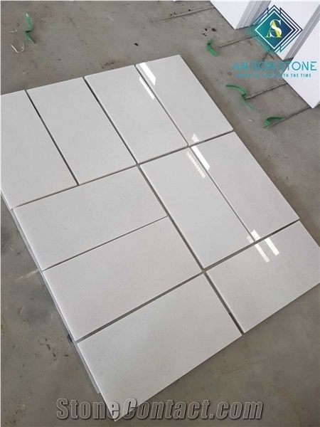 Polished Natural Pure White Marble Tiles