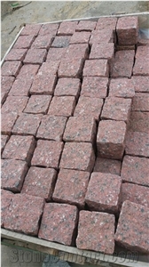 Bordeaux Granite Cube Tile Paving Stone from Vietnam