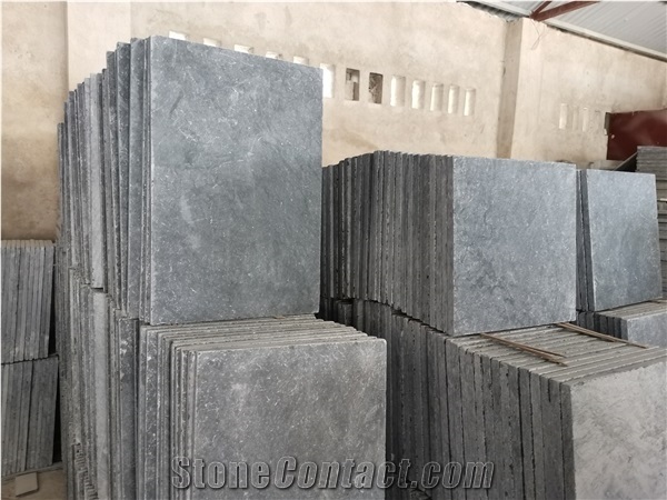Dark Grey Granite Stone Machine Cutting Tiles