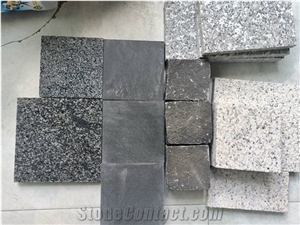 Multiple Color Granite Cube Stone Pavers