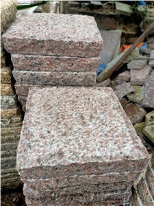 Vietnam Granite Antique Brick Granite Cube Flooring Installation Cobblestone, Pavers