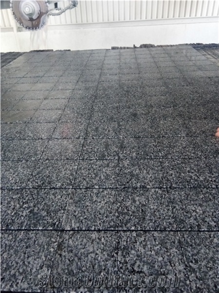 Vietnam Strong Black Granite Tile Paving Stone