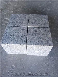 Vietnam Strong White Grey Granite Paving Stone, Cobble Stone