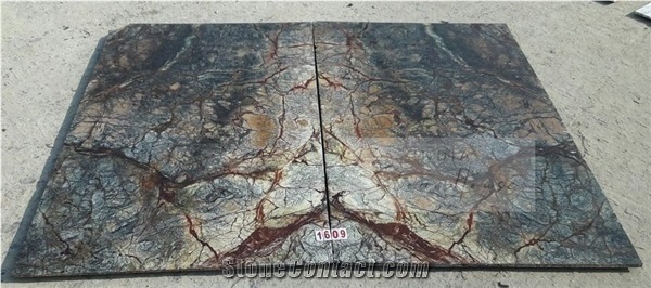 Rainforest Green Marble, Forest Green Marble Slabs