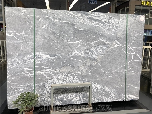 Phantom Grey Marble Slab for Walling