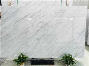 Italy Carrara White Stone Marble Slab Floor Tile