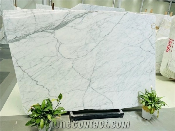 White Marble Slab;Calacatta Kitchen Tile;Marble Wall Slab