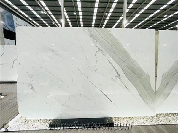 White Marble Statuario,Carrara,Calacatta White Stone Slabs