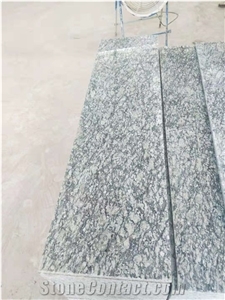 China Grey Color Sea Wave Granite Polished Tiles