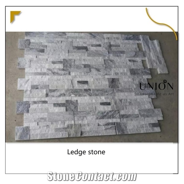 Cloudy Grey Ledgestone Slate Display Stone Ledge Stack Stone