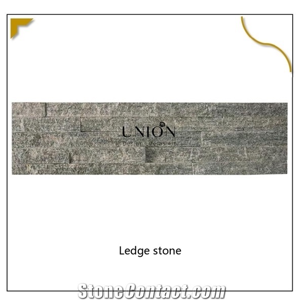 Green Quartzite Natural Stack Veneer Stone Ledge Surface