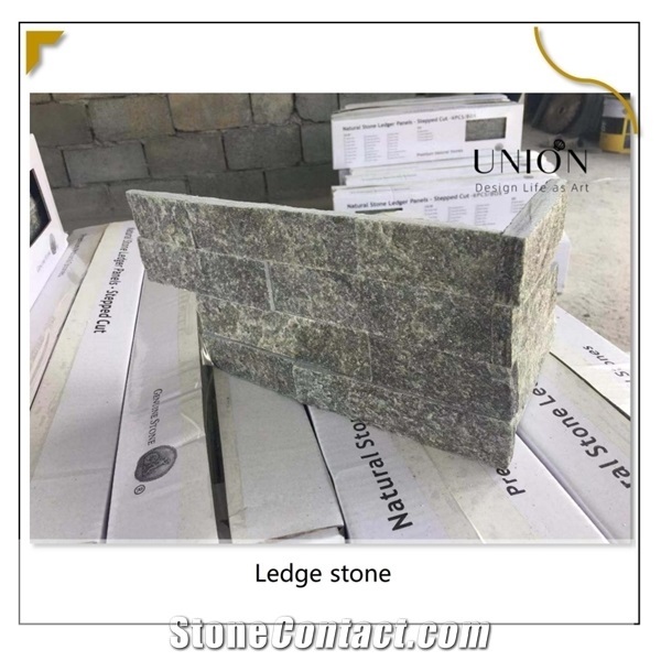 Green Quartzite Natural Stack Veneer Stone Ledge Surface