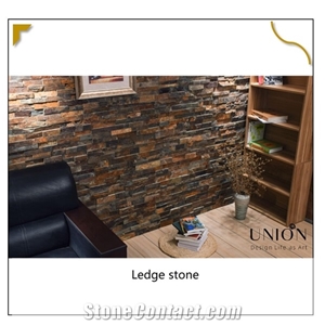 Natural Multicolor Rusty Ledge Stone Wall-Cladding-Panels