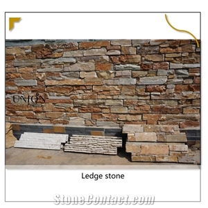 P14 Beige Rustic Slate Cultural Stone Wall Deco for Building