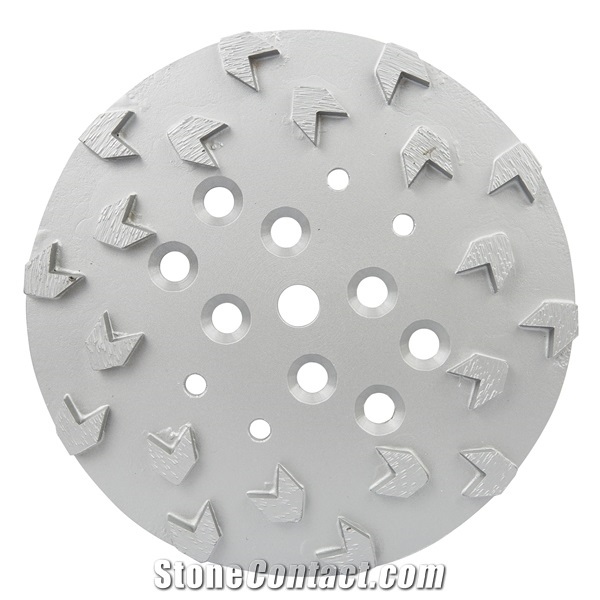 250mm Diamond Grinding Disc, 20 Arrow Segments