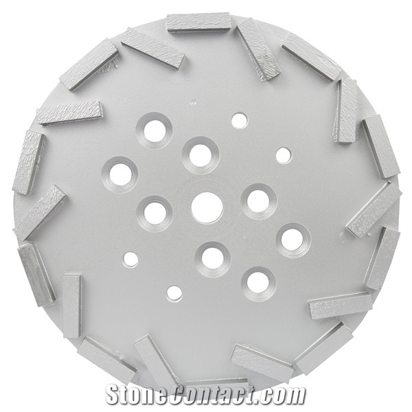 250mm Diamond Grinding Disc, 20 Bar Segments