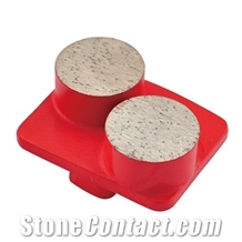 Round Seg Redi-Lock Diamond Grinding Plate for Husqvarna