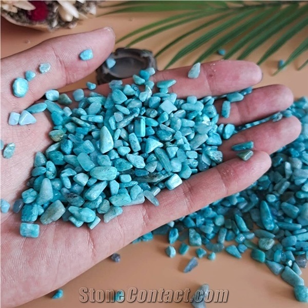 Amazonite Crystal Healing Chips Tumble for Decoration