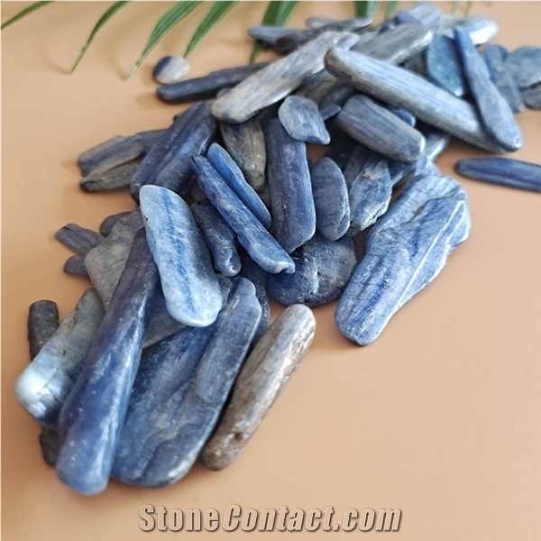 Blue Kyanite Tumbled Stones Cyanite Crystal Gravel