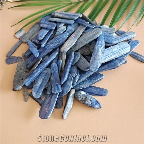 Blue Kyanite Tumbled Stones Cyanite Crystal Gravel