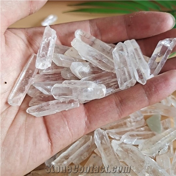Bulk Rough Raw Clear Quartz Crystal Point for Healing