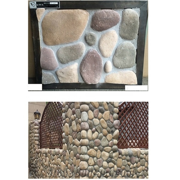 China Construction Materials Handmade Rock Face Pebblestone