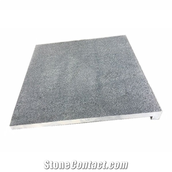 Chinese Grey Granite Exterior Straight Edge Pool Capping