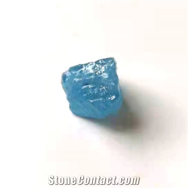 Crystal Gravel Aquamarine Blue Tumbled Minerals Gemstone