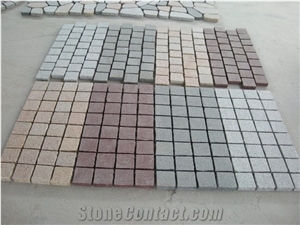 Granite Cobblestone Square Floor Pavering,Driveway Cover