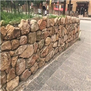Natural Granite Rock Garden Dry Walls, Retaining Walls