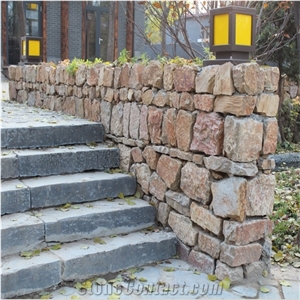 Natural Granite Rock Garden Dry Walls, Retaining Walls
