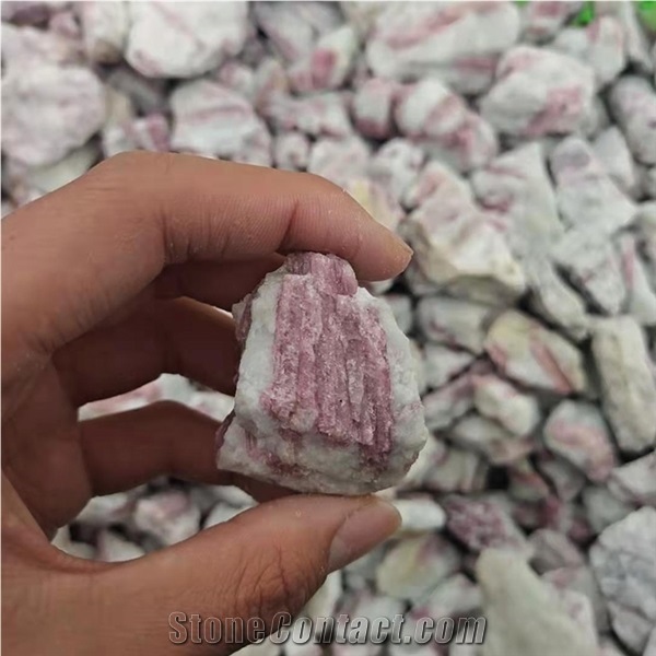 Red Tourmaline Rough Stone Healing Crystal Quartz Gemstone