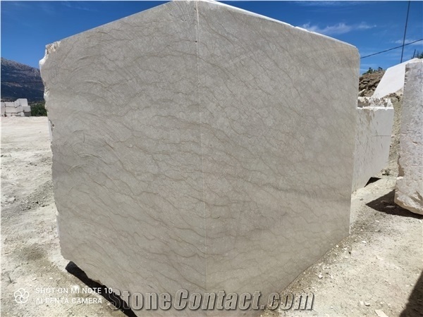 Elmali Perlatino Marble Blocks, Turkey Beige Marble Blocks