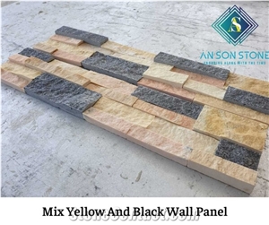 Ascdl001 Black and Yellow Wall Panel