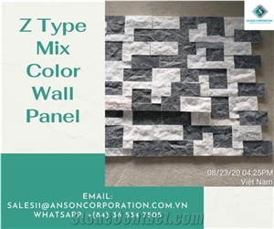 Ascdl001 Special Z Type Black and White Wall Panel