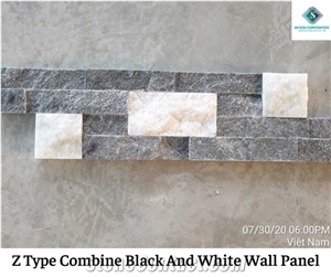Ascdl001 Z Type Black and White Wall Panel