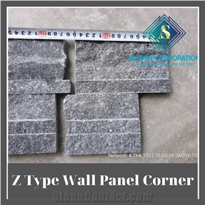 Ascdl001 Z Type Black Wall Panel Corner