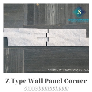 Ascdl001 Z Type White Wall Panel Corner