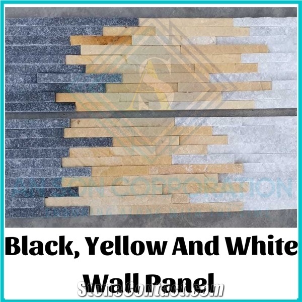 Ascdl002 Black Yellow and White Wall Panel