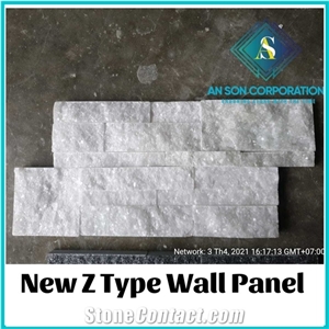 Ascdl002 White New Z Type Wall Panel