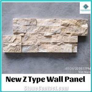 Ascdl002 Yellow New Z Type Wall Panel