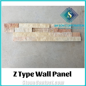 Ascdl002 Yellow Z Type Wall Panel