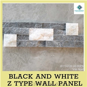 Ascdl003 Black and White Z Type Wall Panel