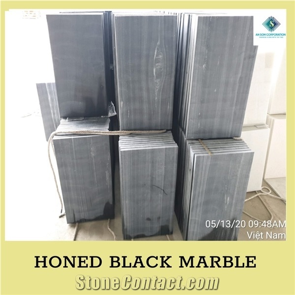Ascdl003 Honed Black Marble