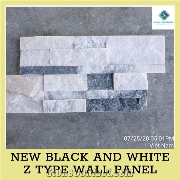 Ascdl003 New Black and White Z Type Wall Panel