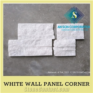 Ascdl003 White Wall Panel Corner
