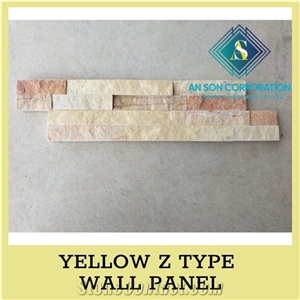 Ascdl003 Yellow Z Type Wall Panel